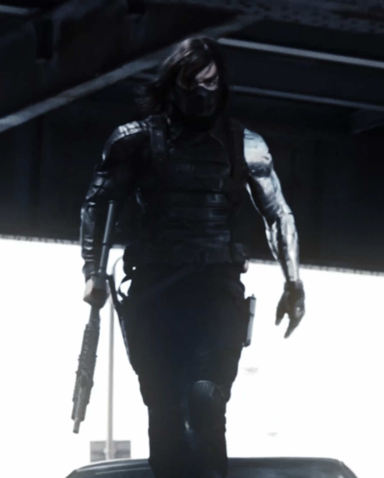 A post by @luci6ity on TikTok caption: Armed and dangerous #buckybarnes #wintersoldier #captainamericathewintersoldier #thunderbolts #sebastianstan #wintersoldieredit #edit #fyp #viral #lucidityedits #marvel #buckybarnesedit FAKE EVERYTHING 