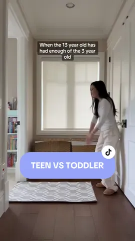 A post by @ongsquad on TikTok caption: Not the bunny 😭 #ToddlerMom #MomOfTeens #BoyMom #Siblings #SiblingAgeGap H/T: @Paige Pugh 