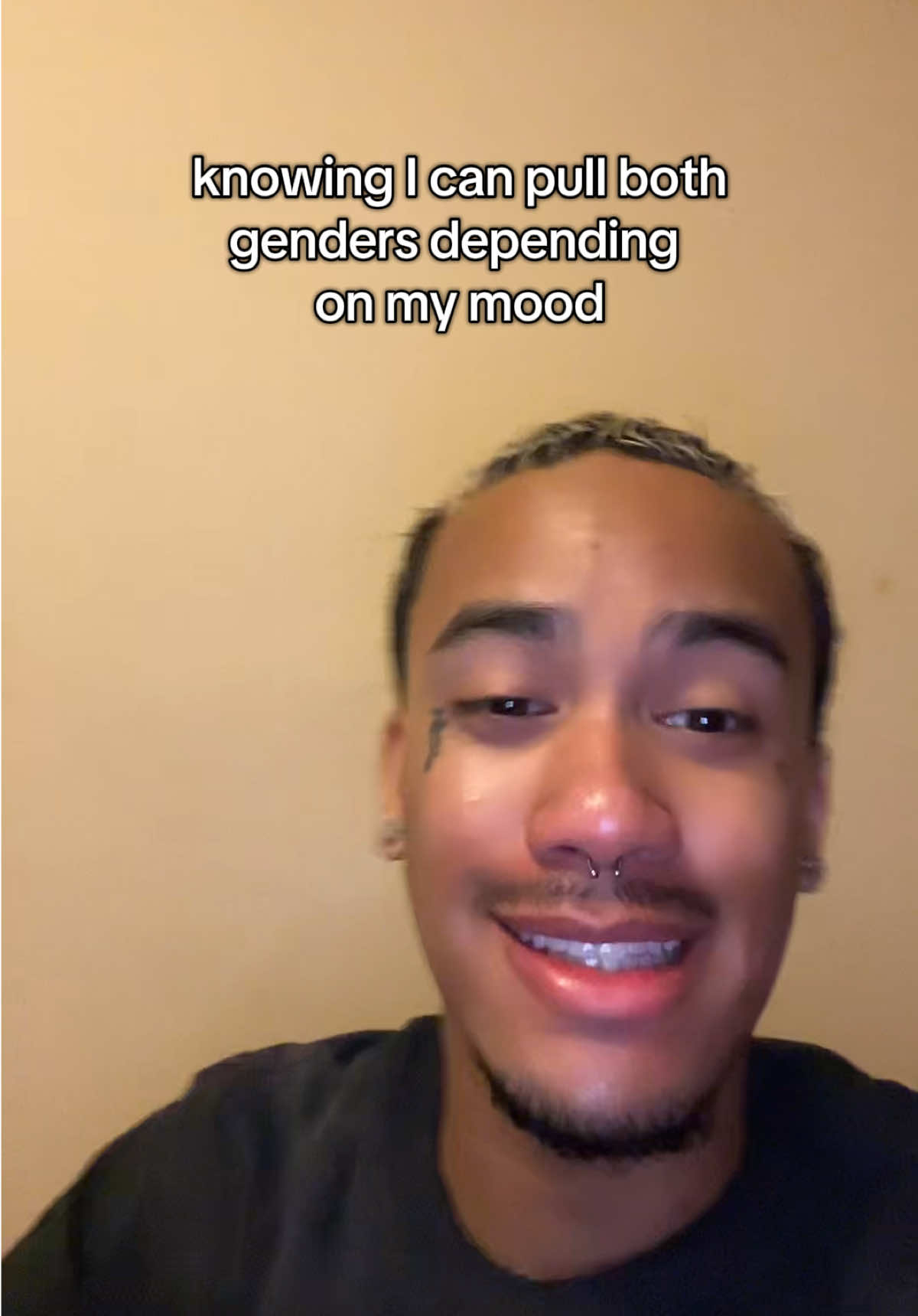 A post by @daveybad on TikTok caption: feeling like a new gf😅
