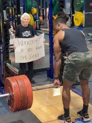 A post by @rosssmith on TikTok caption: Is everyone at Crunch always this friendly, or is it just Granny’s charm? 😏 @Crunch Fitness #fitness #crunchfitness 