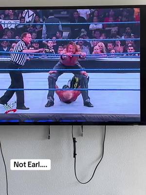 A post by @julianhagins on TikTok caption: Anybody but Earl lol #funny #wwe #wweraw #wwesmackdown #wrestling #wwetest #earlhebner 