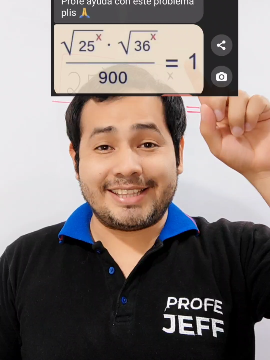 A post by @profejeff on TikTok caption: Reto de Álgebra #profejeff #aprendeentiktok #retomatematico #lomaximo #matematicas 