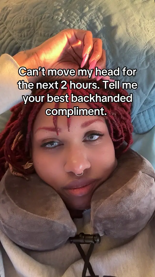 A post by @cicelydoesmyhair2 on TikTok caption: I’ve definitely gotten more than I’ve given. 😂🙄 #backhandedcompliments #blessyourheart 