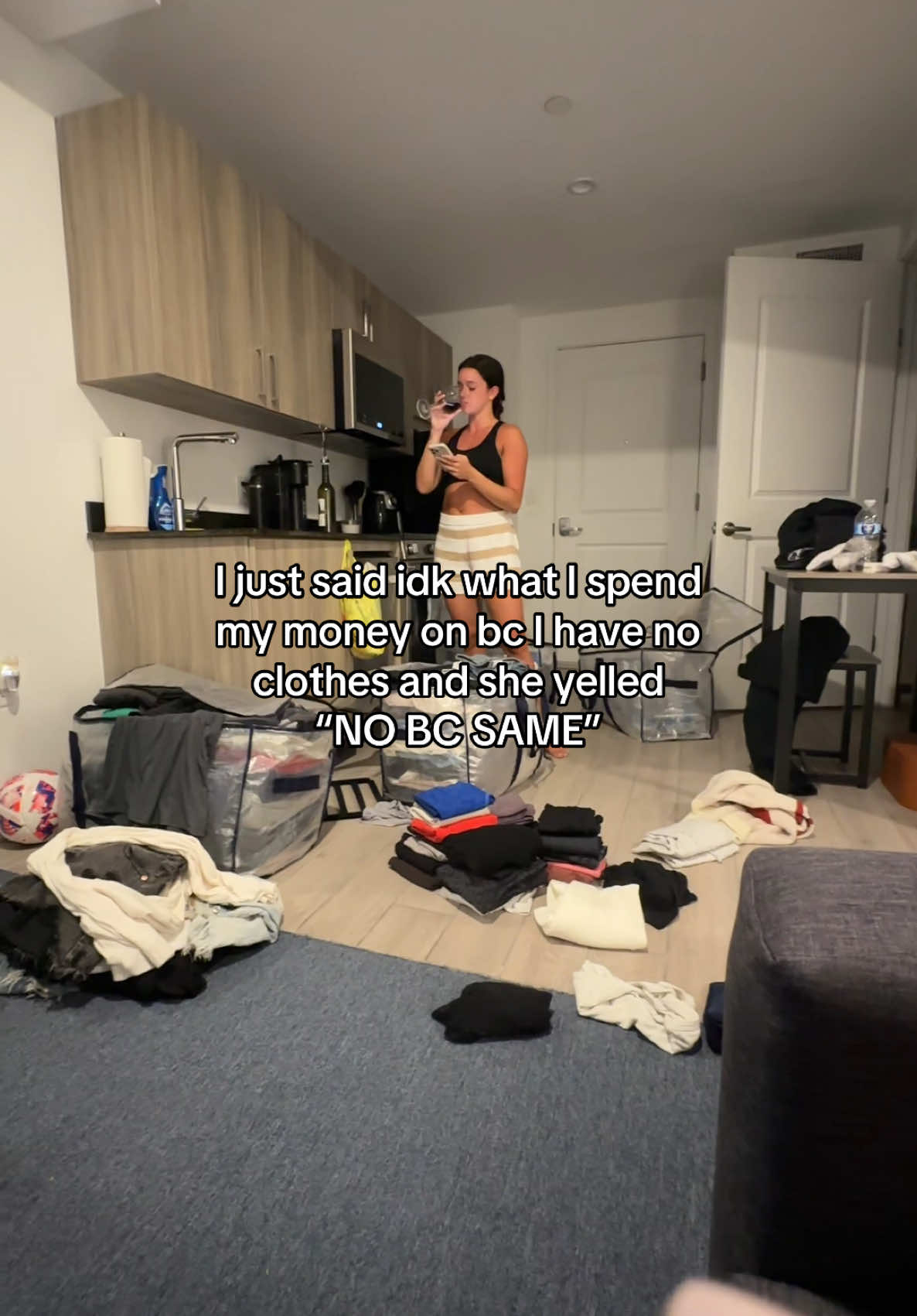 A post by @ on TikTok caption: While she’s donating half of it to me
