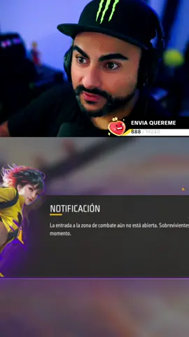 A post by @memounstro on TikTok caption: CAIDA DE SERVIDORES DE FREE FIRE POR ACTUALIZACION