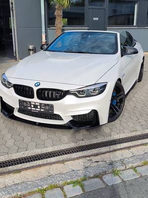 A post by @garsteadcars on TikTok caption: #bmw #m4 #cabrio #performance 