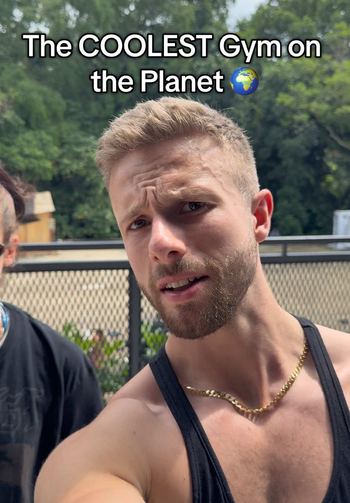 A post by @kaisheps on TikTok caption: Is this the best gym you’ve seen?