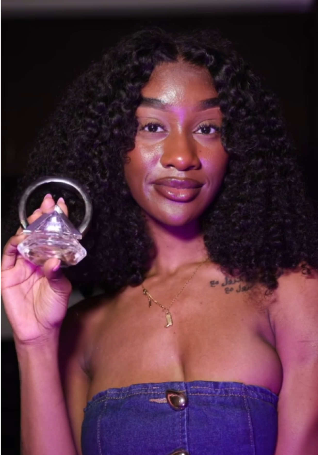 A post by @thatssomaygan on TikTok caption: Let @Vera Wang capture your heart with the new Vera Wang Love perfume!❤️ Exclusively at Ulta Beauty #verawanglove #verawanggang #gifted #VWLove