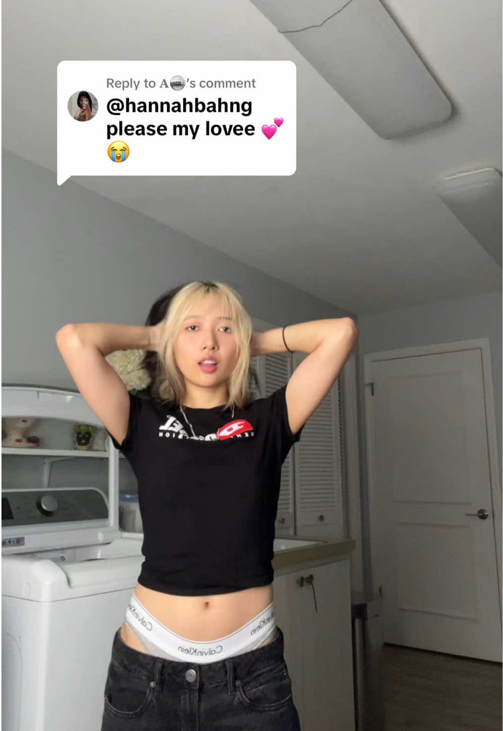 A post by @hannahbahng on TikTok caption: Replying to @𝐀🪩 😈