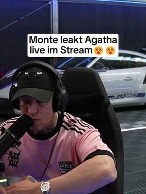 A post by @montanablackclips on TikTok caption: Monte leakt Agatha live im Stream😵😵 #monte #montanablack #montanablack88 #agatha #leak #live #statement #realtalk #viralvideos #funn #spaß #troll