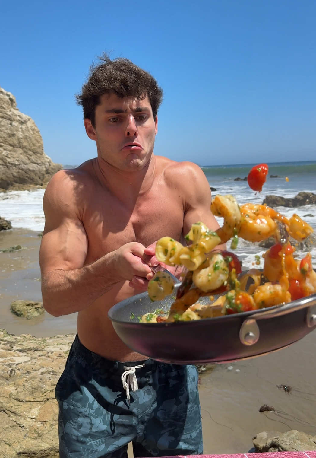 A post by @itsqcp on TikTok caption: Beach Pasta