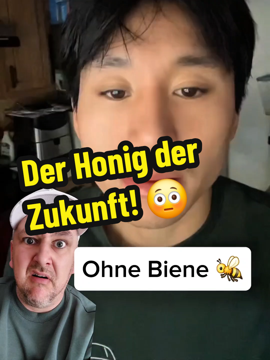 A post by @datschenmaen on TikTok caption: Wenn die #Biene weg ist. Haben wie zum Glück noch den #Chinesen und sein #Nebenhöhlenhonig ! 💪 Den leckeren #Honig der #Zukunft! 😏 Welchen Hinig esst ihr gern?  #datschenmän #imker #Imkerei #Bienen #comedie #Satire #satirecomedy #lustig #witzig #lecker #leckeressen #future  #manuka 