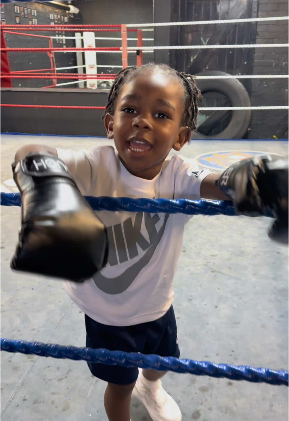A post by @raisingzion1 on TikTok caption: Project Eubank🥊 #toddlertok #toddler #cutetoddler #cute #football #footballtraining #newborn #newbornbaby #funnybaby #funnybabyvideos #funny #funnyvideos #broski #boxing🥊 