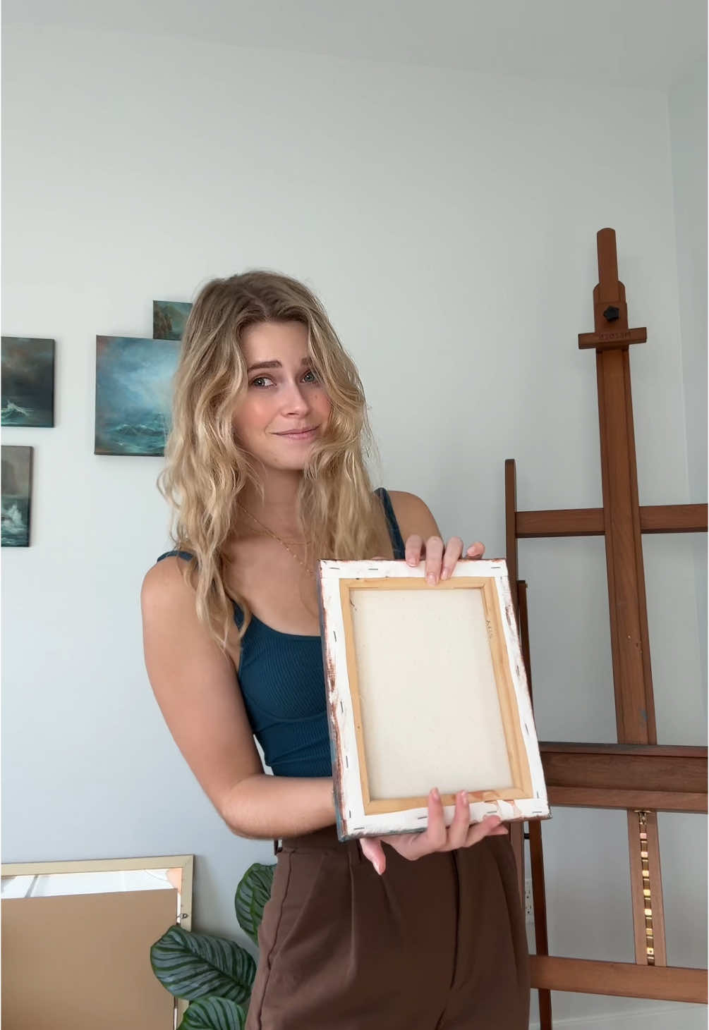 A post by @gustofwindart on TikTok caption: Some of my recent ship paintings! #oceanartist#oceanart#seascapepainting#commissionsopen  