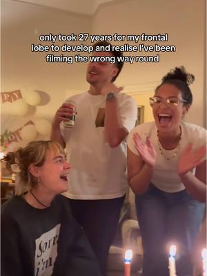A post by @loumayyy on TikTok caption: perspective is everything #birthdaycake 