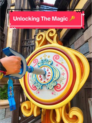 A post by @disneyparks on TikTok caption: 🗝️➕🔒🟰🫧🎉 #Disneyland70 