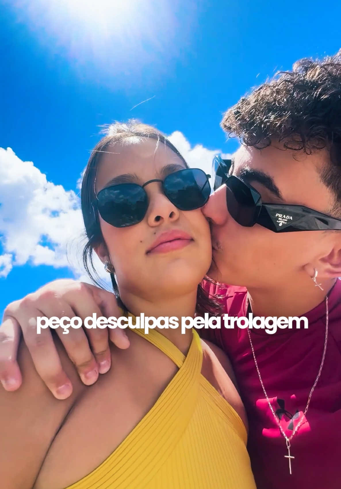 A post by @jaobastos on TikTok caption: E foi assim que trollamos vocês 😍 @Dayane Lyra #trolagem #namoro 