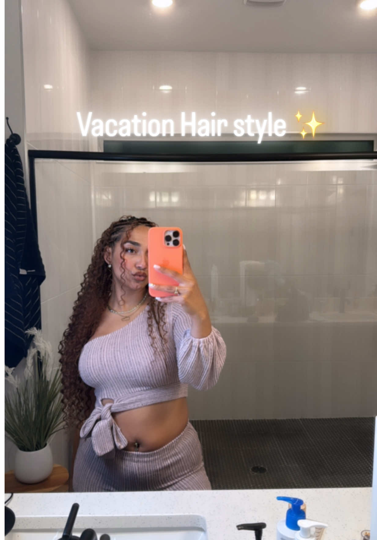 A post by @ashley_annel on TikTok caption: Vacation hair style 💁🏻‍♀️🥰 • • @Bloom Nutrition  #bloompartner #explorepage✨ #vacationhair #vacation #braids #tiktokviral #tiktok  #foryou #fy  #viral  #hair #grwm #puertorico🇵🇷 