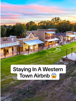 A post by @rosssmith on TikTok caption: What it’s like staying in your own Western Town 🤠 #travel #western #texas @Texas Tombstone 