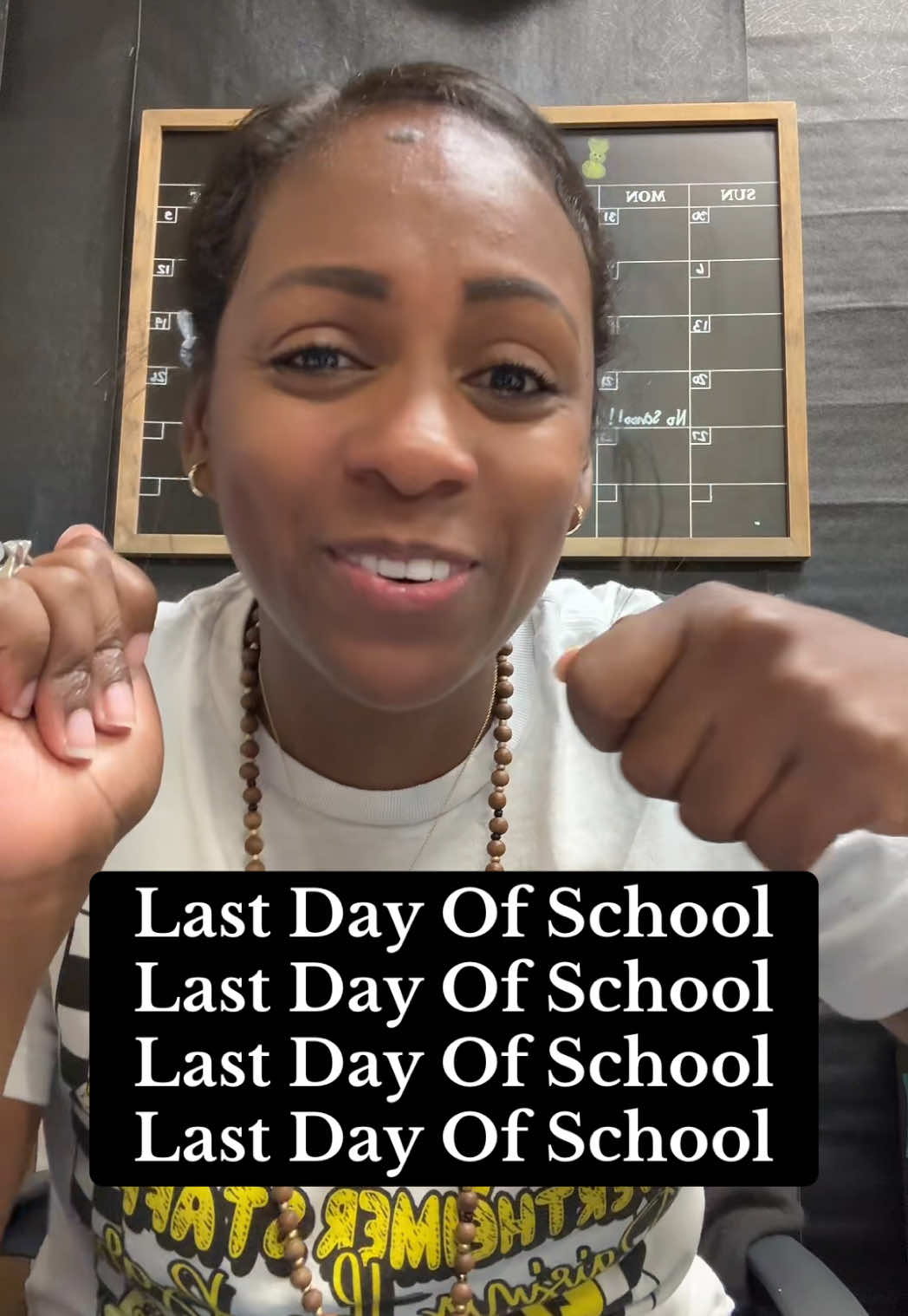 A post by @the_mrskelly on TikTok caption: Y’all hear that!!!? It’s THE LAST DAY OF SCHOOL!!! #lastdayofschool #summerishere #summervacation #teachersoftiktok #teacherlife 