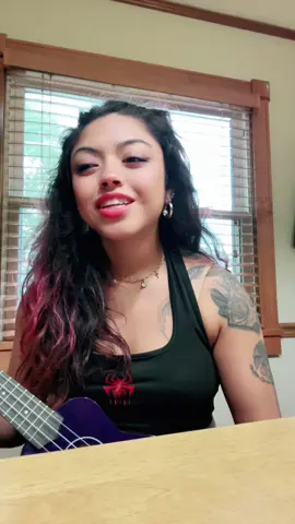A post by @yami0214 on TikTok caption: Because the Chicago weather lately has been giving twilight vibes 😅 #ukulelecover #athousandyears 