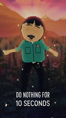 A post by @southpark on TikTok caption: Keep calm and listen to Randy. #SouthPark #Randy #meditation