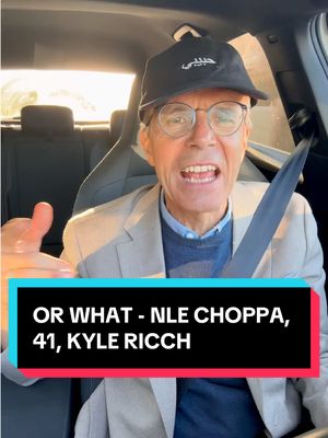 A post by @uwebaltner on TikTok caption: OR WHAT - NLE CHOPPA, 41, KYLE RICCH #orwhat #nlechoppa #41 #kylericch #carkaraoke #singingincar NSFW - but perfect for when you’re feeling untouchable 😂🔥