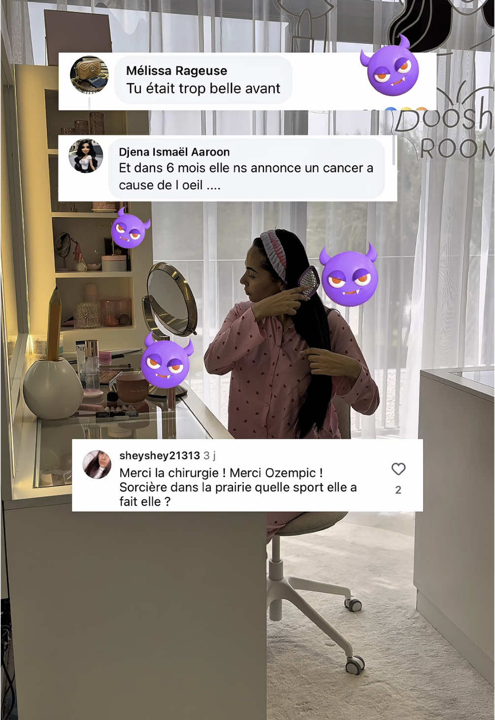A post by @booshraoff on TikTok caption: Utilise mon code BOOSHRA25 et profite de -25 % sur le site OWARI (hors accessoires & queues de cerises). /publicité