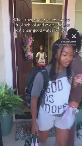 A post by @thelewis_family on TikTok caption: End of the school year energy is real… the lunches are lighter, the patience is thinner, and don’t even ask where their good water bottles are. At this point, I’m handing out Ziploc bags and prayers. We’re definitely counting down the last days of school—but also low-key wondering… when do they go back? Lol. They probably gone lose these bags too  Tag a mom who’s deep in these last few weeks of school trenches with you—we’re almost there!😭🤌🏽#thelewisfamily #MomLife #fypppppp 