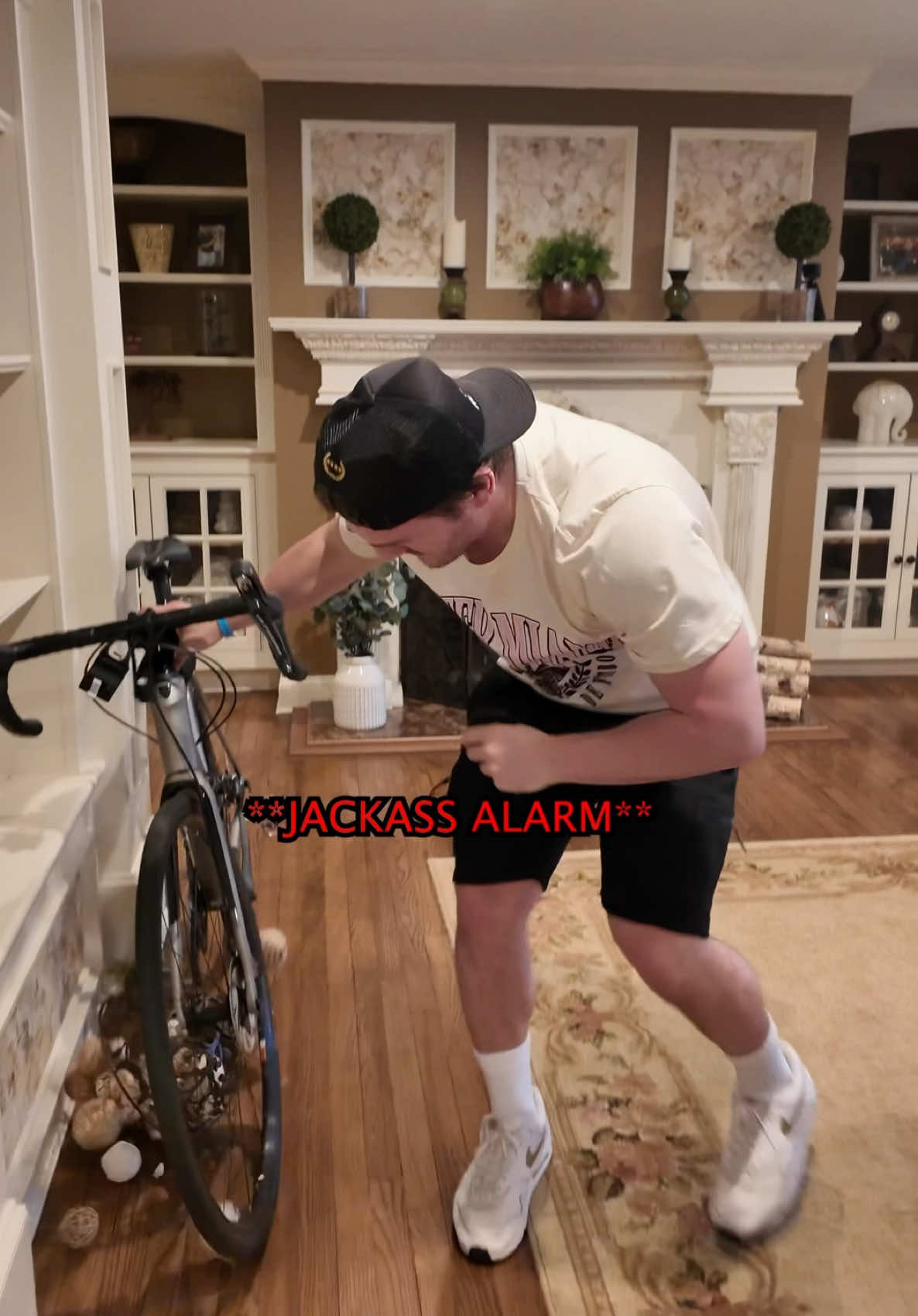 A post by @codells on TikTok caption: Messing With Dad’s Prized Possession Causes Jackass Defcon 3