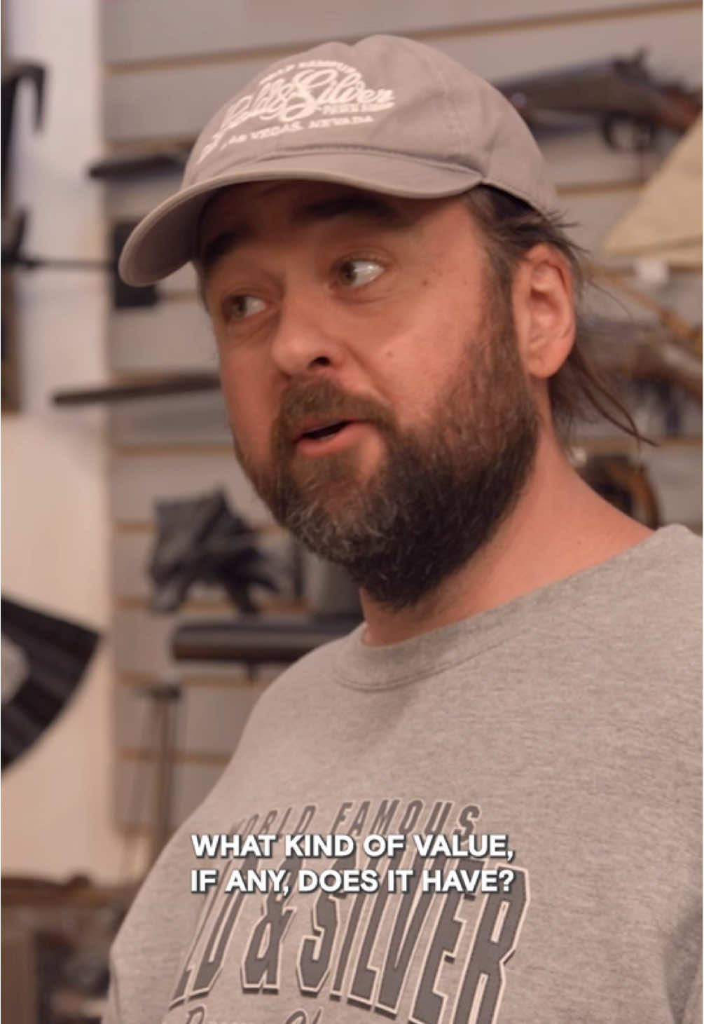 A post by @pawnstars on TikTok caption: Should Chum buy this for the shop? #PawnStars 