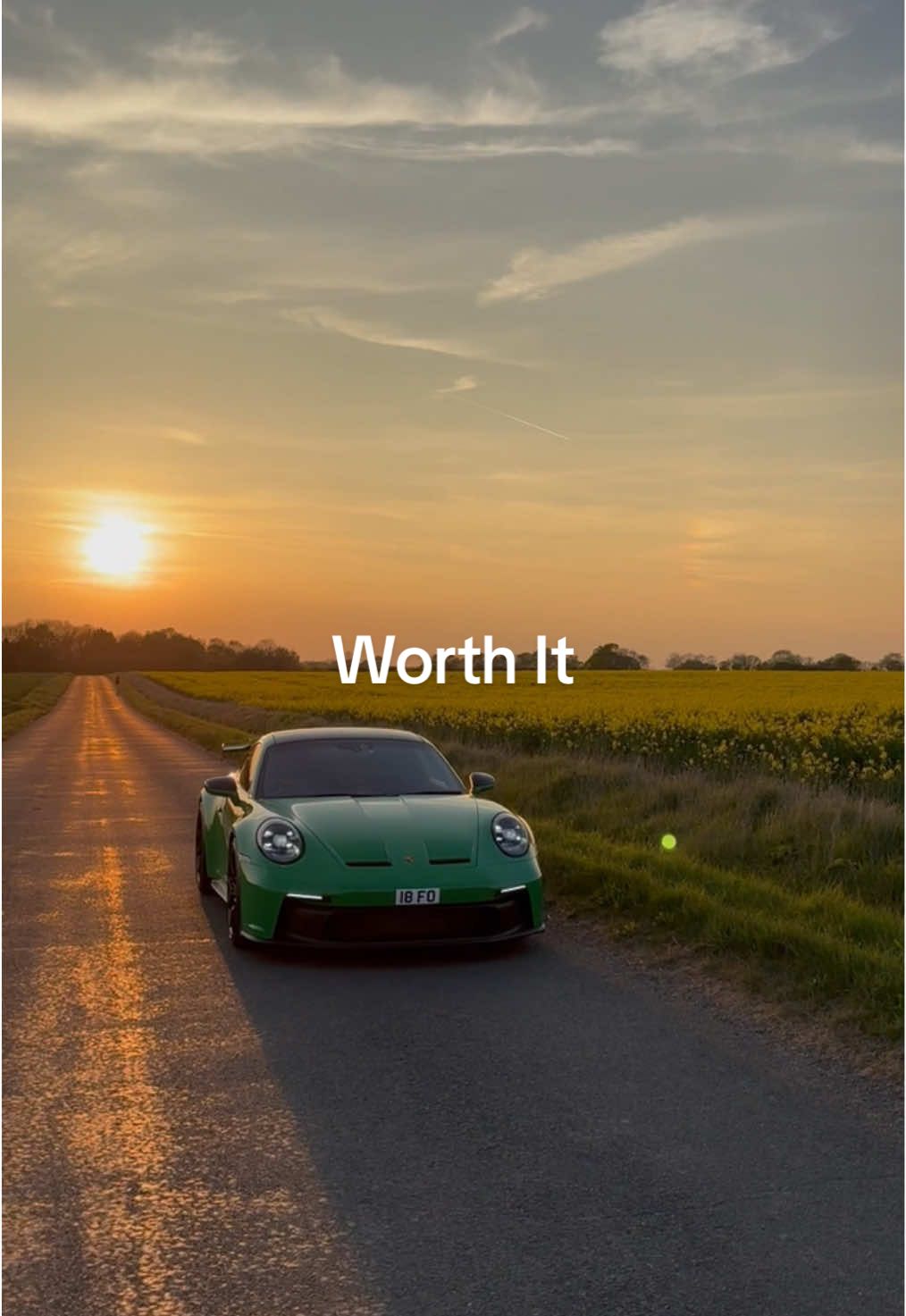A post by @porsche on TikTok caption: It's an ✨investment piece✨ 📼@smoothiewhat 