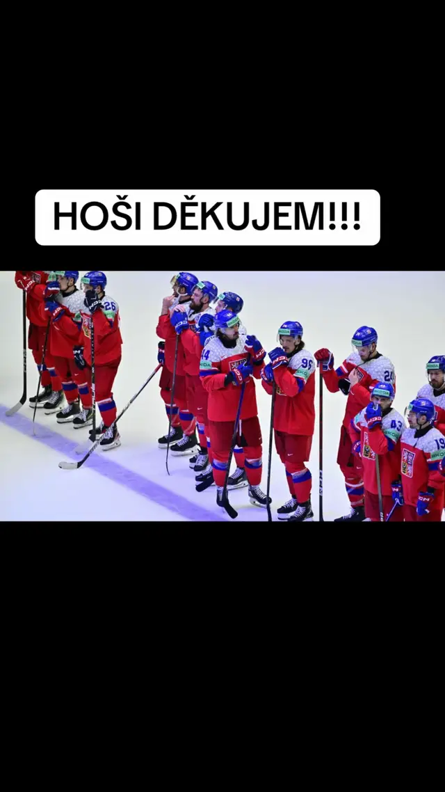 A post by @ondymikula on TikTok caption: HOŠI DĚKUJEME!!! KDO BUDE FANDIT I PŘÍŠTÍ ROK? 👍 Tak zase za rok…. 🏒🥅 #icehockey #hockey #czech 