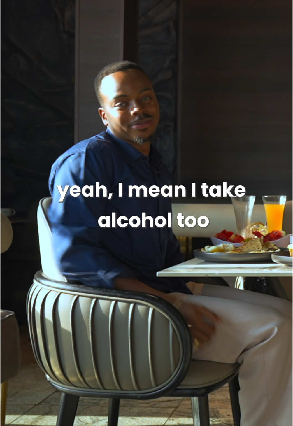 A post by @enioluwa on TikTok caption: I went on a Date with #ReekadoBanks and he promised me a car.😁 #Foodie #OnADate 