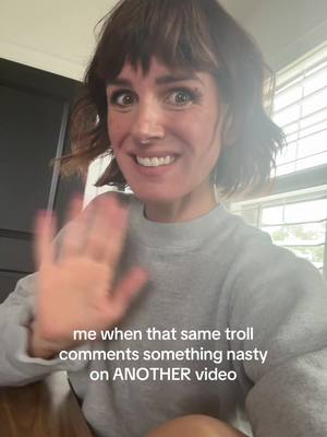 A post by @shenaegrimesbeech on TikTok caption: Trust me, I hate showing up on your fyp just as much you hate seeing me there. 🤦🏻‍♀️ #trolls #hatersgonnahate 