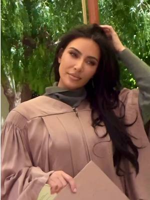A post by @kimkardashian on TikTok caption: Graduating class of 2025 🎓 ⚖️🍾