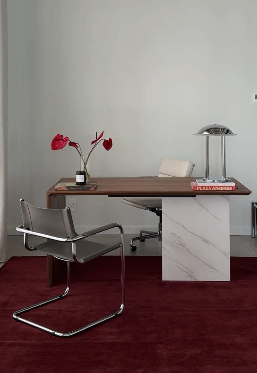 A post by @roveconcepts on TikTok caption: Where statement design meets everyday functionality. Discover the Gia Desk. Video by @cristinamonti  #RefinedLuxuryLiving #RoveConcepts #Fyp 
