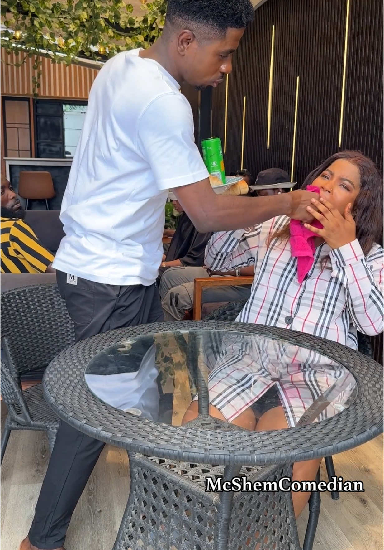 A post by @mcshemcomedian on TikTok caption: I am not angry