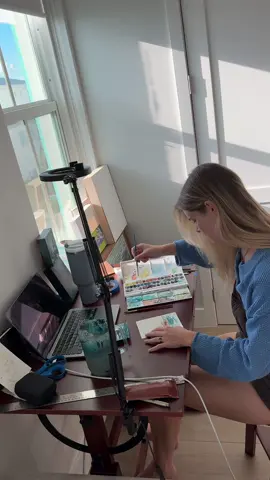A post by @gustofwindart on TikTok caption: A little bit of life lately!#creatorsearchinsights 