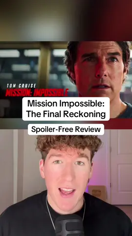 A post by @paulfoisy on TikTok caption: Honest Review of the new Mission Impossible…🍿🎬 #movie #missionimpossible8 #tomcruise #Film #cinema #moviereview #review #finalreckoning 