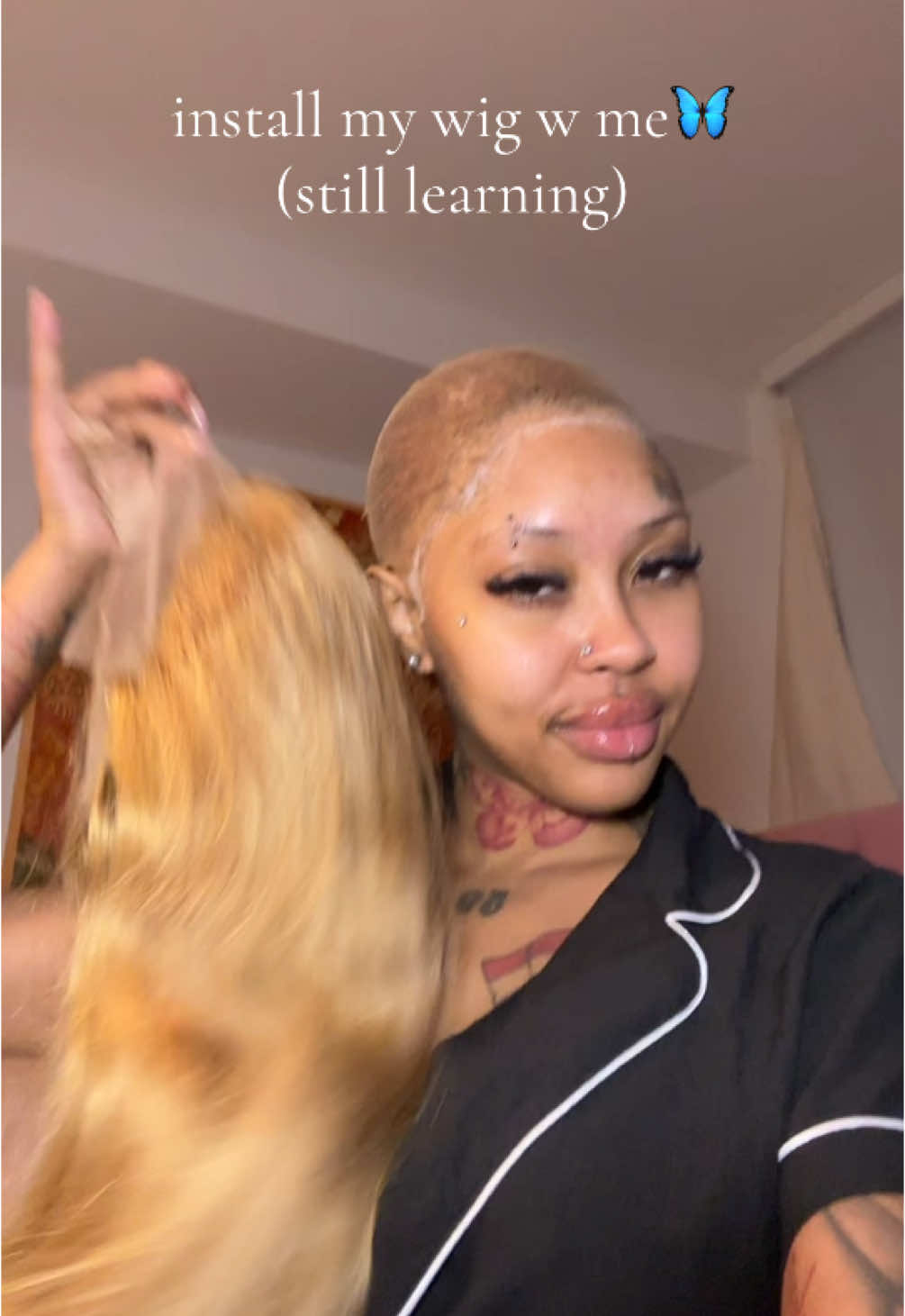 A post by @thefarrahgamo_ on TikTok caption: trying to get in my content bag😅 