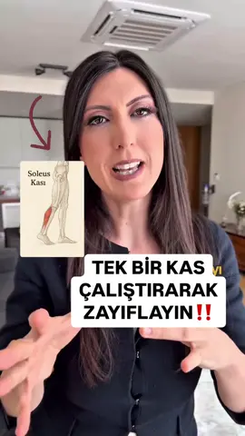 A post by @eliferdenay on TikTok caption: Tek Bir Kas Aktifleştirerek Zayıflayın Vücudumuzda bulunan 600 kastan sadece biri olan soleus kasını aktifleştirerek yağ yakımını başlatabilir ve vücudumuzun enerjisini dengeleyebiliriz. Yemek yedikten bir saat sonra rahat bir yerde 10 dakika boyunca bu hareketi yaparak vücudumuzun yağ yakmasına yardımcı olabiliriz. Ayrıca pozitif telkinler vererek hareketin verimliliğini artırabiliriz.