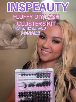 A post by @blondeandabaddie on TikTok caption: @INSPEAUTY #inspeauty #inspeautylashes #lashclusters #tiktokmademebuyit #grwm 