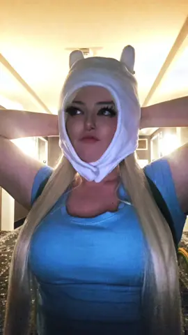 A post by @ on TikTok caption: farming at #momocon as #finn from #adventuretime  #cosplay #cosplayer 
