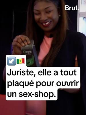 A post by @brutafrique on TikTok caption: 🇸🇳 Maya Diallo a mis fin à sa carrière de juriste pour ouvrir son sex-shop. Elle partage des conseils sur son compte Instagram @astucesmaya_officiel afin de briser les tabous sur le plaisir féminin et la sexualité au #Sénégal.