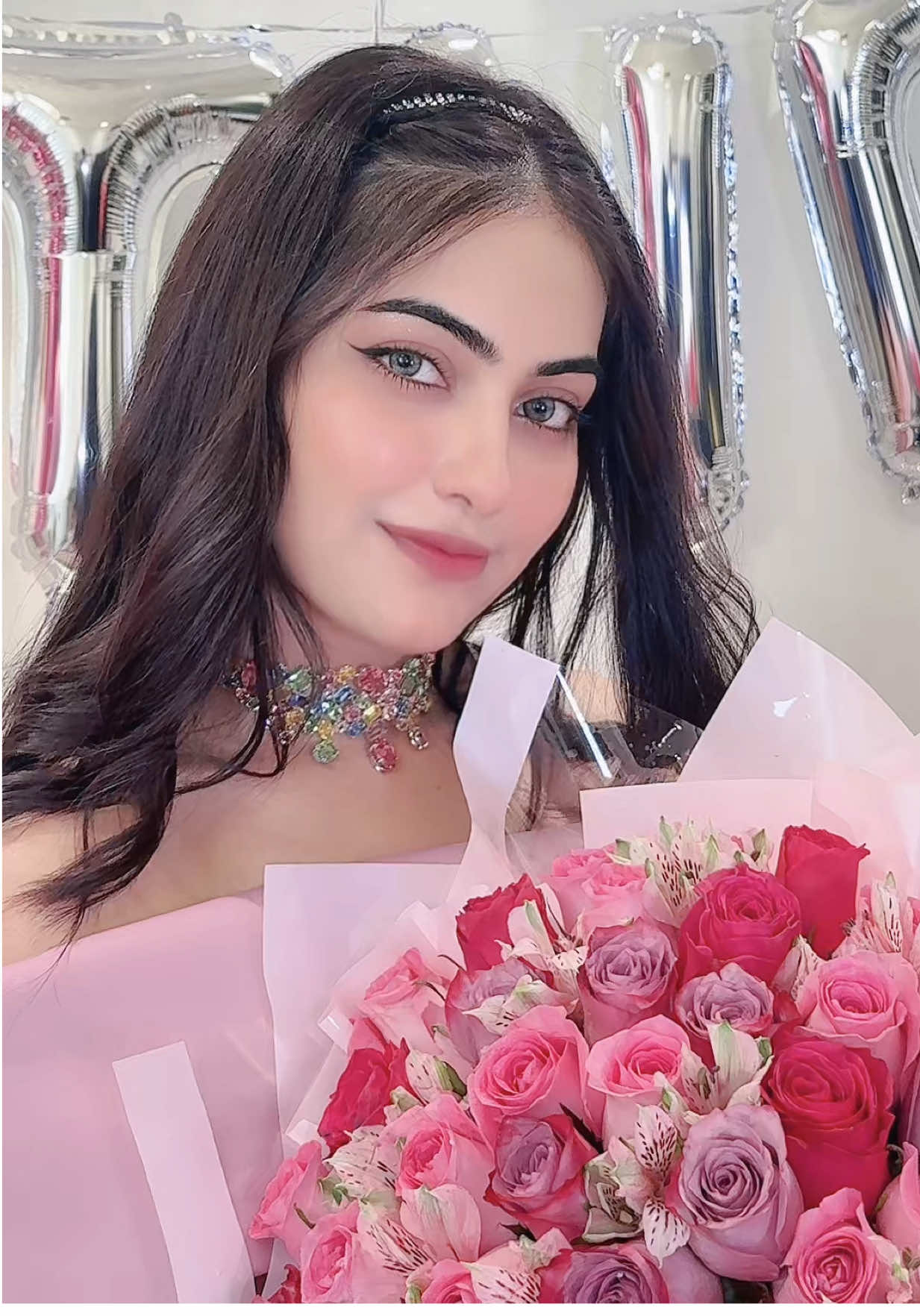 A post by @indian_girl_ria on TikTok caption: All Set for my birthday 💕 #indiangirlria #viral #foryou 