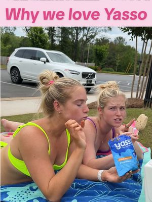 A post by @bethannebrice on TikTok caption: I am crying laughing at “Whether you’re having a pool day or just by the pool” 😂😂  #workingwithyasso @Yasso Frozen Greek Yogurt has the best frozen greek yogurt snacks you can enjoy anywhere…Clearly :-) #yasso