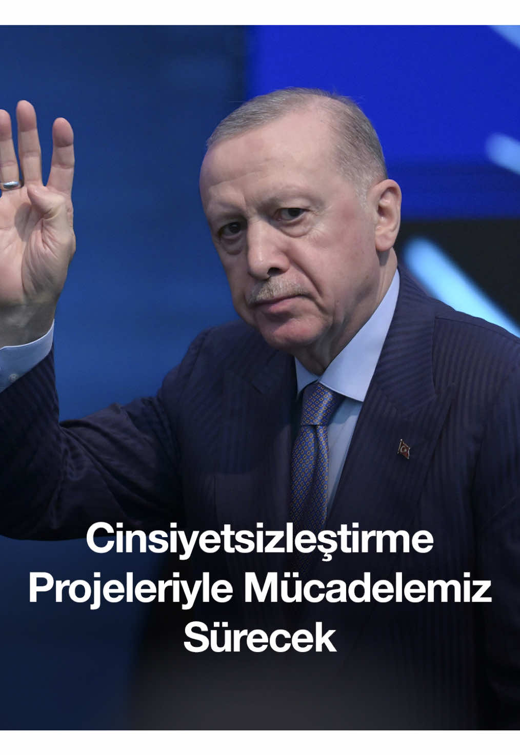 A post by @rtedijital on TikTok caption: Her ne kadar ülkemiz içindeki muhalefet partileri ve kimi kadın örgütleri tarafından himaye ediliyor olsa da millî bünyemizi açıkça tehdit eden cinsiyetsizleştirme projeleriyle mücadelemizi kararlılıkla sürdüreceğiz.