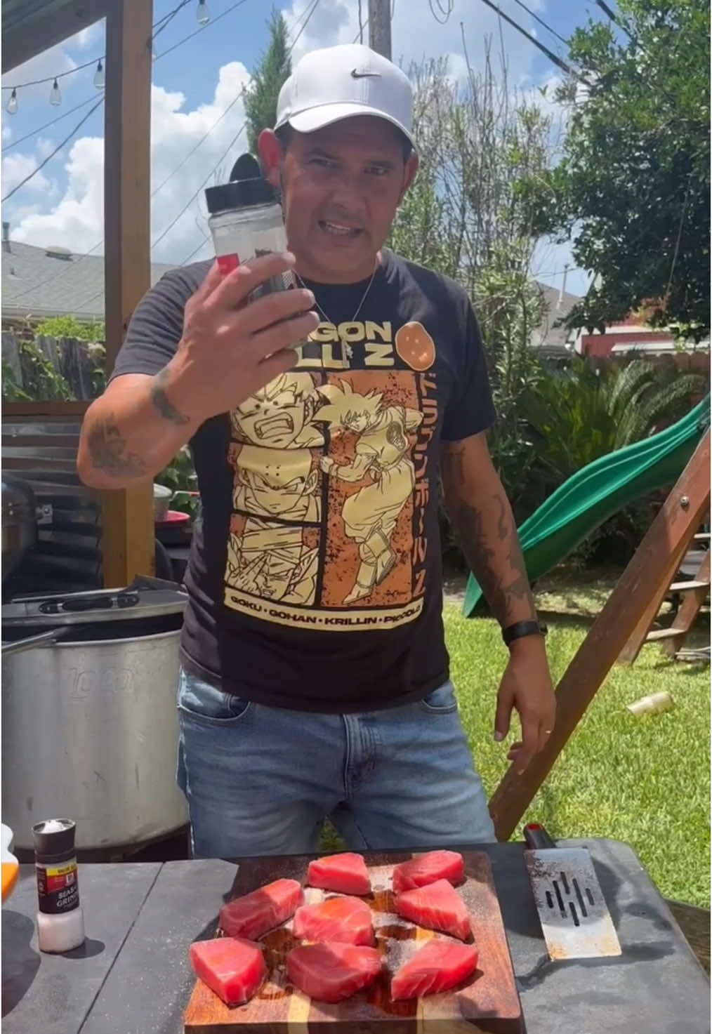 A post by @ralphthebaker on TikTok caption: Yellowfin tuna recipe with sauce #c#cookc#cookinge#eatf#food