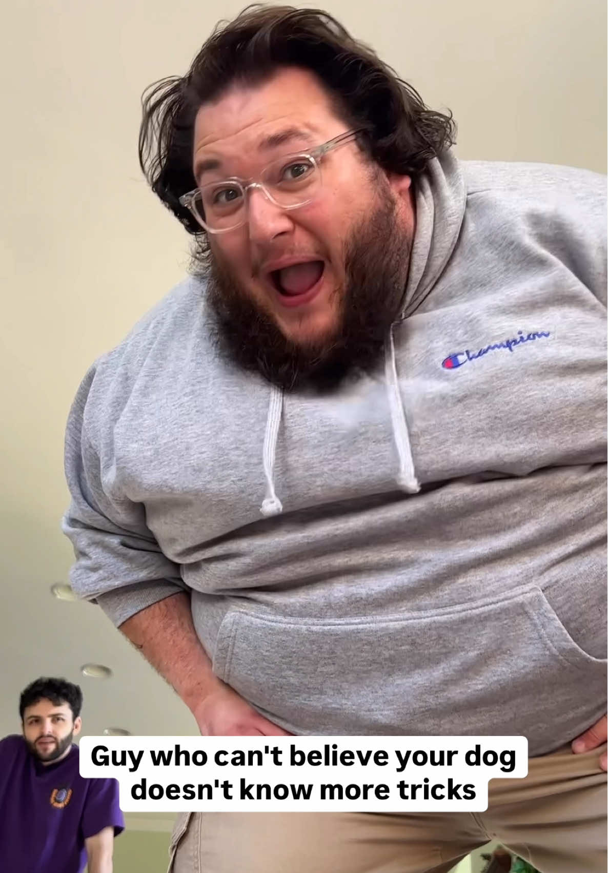 A post by @mattyfucko on TikTok caption: Your dog doesnt know take your kid to soccer practice? Yikes. w/ @Ben & Jared 